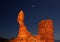 Balanced Rock at Night