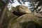 Balanced Rock on Ragged Mountain in Andover, New Hampshire