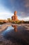 Balanced Rock Reflection Arches National Park Utah