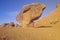 Balanced rock at sunrise near Lees Ferry, Vermillion Cliffs in Marble Canyon, Arizona