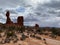 Balanced Rock Trail on Arches Entrance Road in Arches National Park Utah Photo