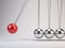 Balancing Balls Newton\'s Cradle