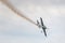 Balashikha, Moscow region, Russia - May 25, 2019: Russian sports and aerobatic aircraft SP-55M RA-2937G performs aerobatics over