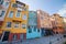 BALAT. Colorful houses in old city Balat. Istanbul.