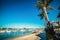 Balboa island seafront on a clear day