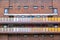 A balconies on the exterior of typical social housing in the UK or council flats, Estella Road Portsmouth