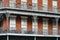 Balconies in the French Quarter, in New Orleans, Louisiana