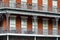 Balconies in the French Quarter, in New Orleans, Louisiana