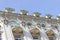 Balconies on old ornate building