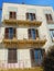 Balconies and shutters in provincial Italian house