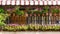 Balcony decorated with beÐ°utiful flowers