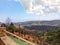 At the balcony of golden peak hotel mukteshwar