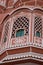 Balcony of Hawa Mahal with intricate patterns. Jaipur, India.
