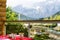 balcony with mountain view, Theth Valley, in Albania