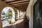 Balcony of the old cabildo, a Spanish colonial building in Salta, Argentina