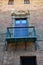 Balcony with Ornate Railing and Door, Barcelona