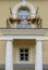 Balcony in palace of Cesis, Latvia, Europe