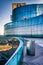 Balcony at Revel Casino Hotel in Atlantic City, New Jersey.