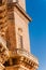 Balcony on Selmun fort castle in Malta island