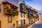 Balcony street at Santa-Cruz de La Palma