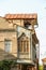 Balcony of a Traditional Georgian houses made of wood in Tbilisi