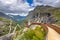 balcony at Trollstigen road tourist attraction