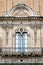 Balcony and window in Mannerist style High Renaissance at the Grand Master`s Palace, Valletta