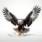 Bald Eagle 3d Model: Royalty Free Image In Jeremy Geddes Style