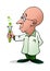 Bald scientist