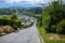 Baldwin street - world`s steepest street, Dundein, New Zealand