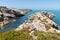 Baleal rocky coast in Portugal