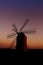 Balearic islands windmill sunset