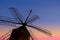 Balearic islands windmill wind mill sunset