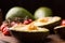 Baled avocado with egg