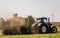 Baler at the haymaking