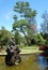 Bali Botanic Garden fountain