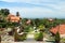 Bali buddhist temple Brahma Vihara-Arama Banjar panorama close to Lovina, Indonesia, small version of Borobudur temple on Java