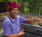 Bali Coffee Grower Displays Kopi Luwak.