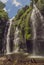 Bali, fiji waterfall from the sekumbul waterfalls, indonesia, asia