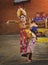 BALI, INDONESIA - 6 JUNE 2018: Pendet Traditional Balinese Dance