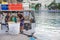 Bali, Island Crete, Greece, - June 30, 2016: Local fishermen are unloading fish catch from fishing boat