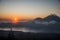 Bali Lake Batur volcano view sunset Gunung Agung 3