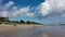 Bali shore panorama. beautiful nature bali panorama. Ocean and beautiful sky