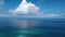 Bali shore panorama. beautiful nature bali panorama. Ocean and beautiful sky