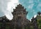 Bali temple gate. Entrance of hindu temple