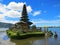 Bali water temple on lake, Indonesia