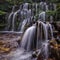 A Bali waterfall in remote location