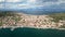 Balikesir Ayvalik and Cunda island aerial view.