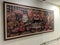 Balinese cultural painting at I Gusti Ngurah Rai Airport in Bali 29 November 2022