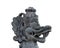 Balinese dragon head statue isolated